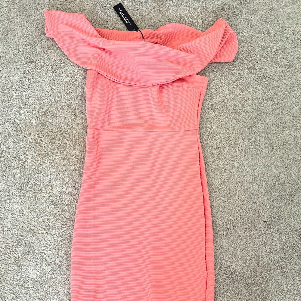 Haute Monde Pink Midi Dress